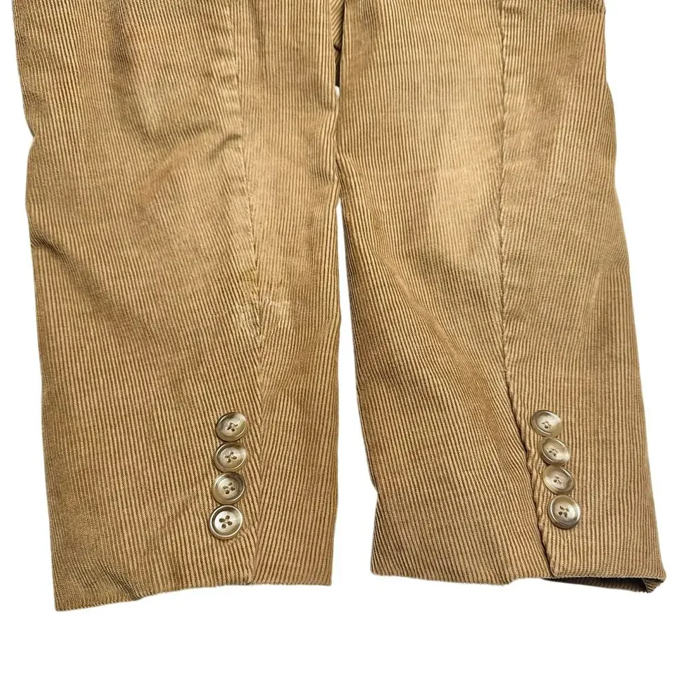 J. Crew | Men | Tan Corduroy Single Breasted Blazer | Size Medium